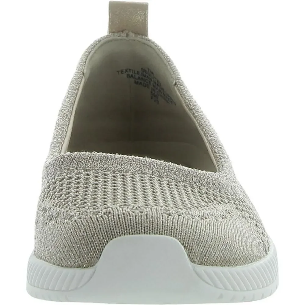Easy Spirit Gold Sparkle Knit Slip-On Shoes - Picture 4 of 5